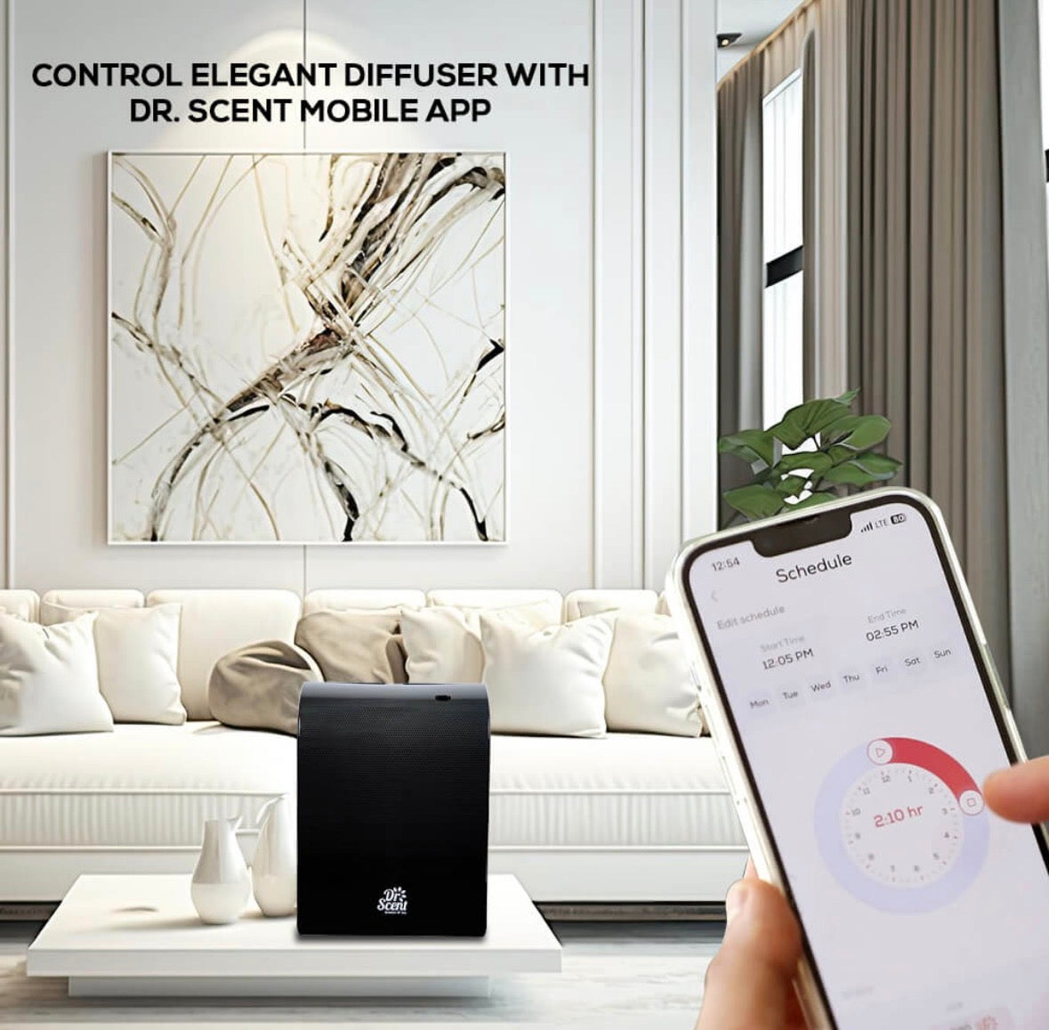 Elegante Aromaöl-Diffusor Maschine